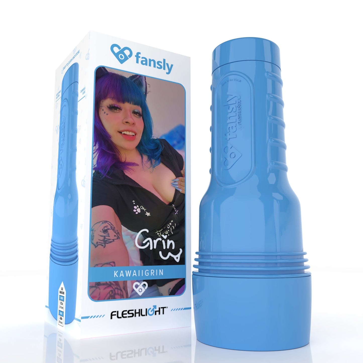 KawaiiGrin Lady Fansly Fleshlight: Fox Girl Fuck Toy :3 Exclusive Lady With Case Fleshlight